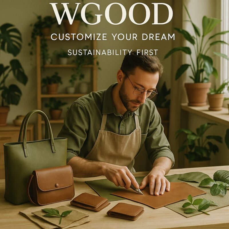 Egyptian artisan, handmade leather bags, WGOOOD craftsmanship, made in Egypt brand .