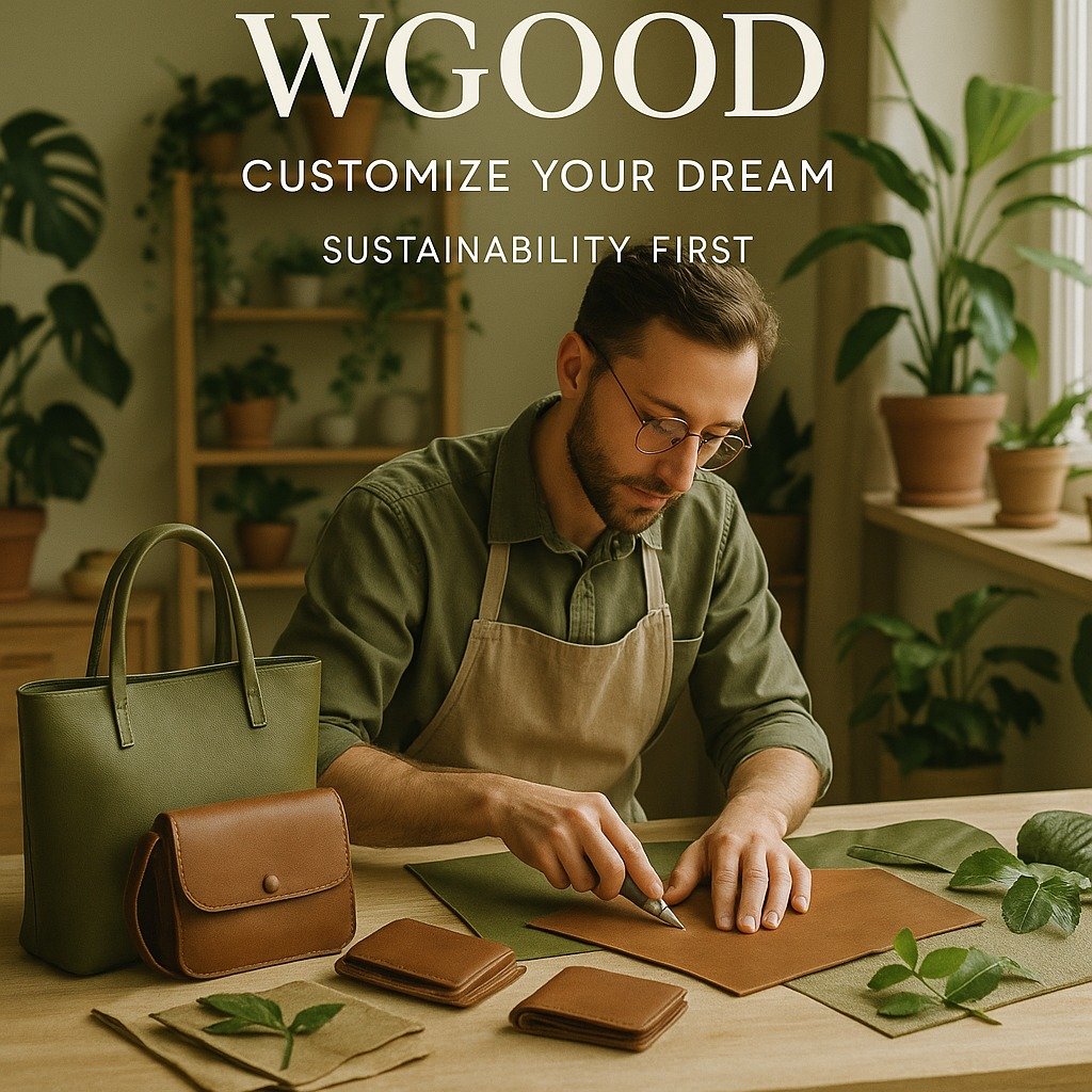 Egyptian artisan, handmade leather bags, WGOOOD craftsmanship, made in Egypt brand .